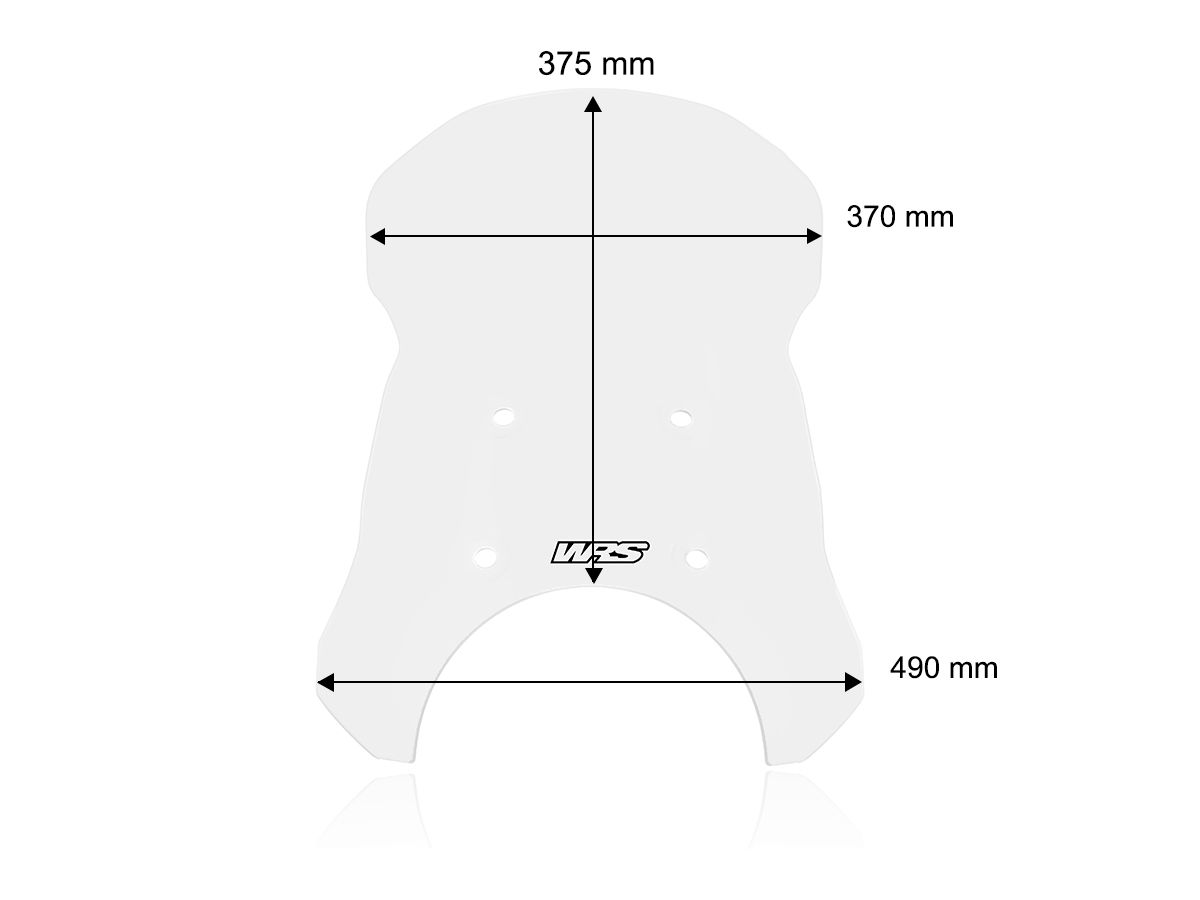 WRS CAPONORD WINDSCREEN ROYAL ENFIELD HIMALAYAN 450 2024-2025