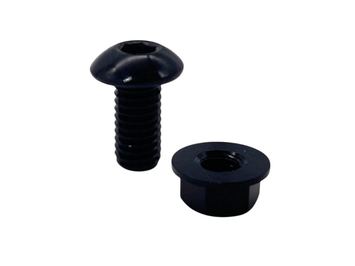 WRS WINDSCREEN M5x10MM ALUMINUM SCREW WITH NUT KIT