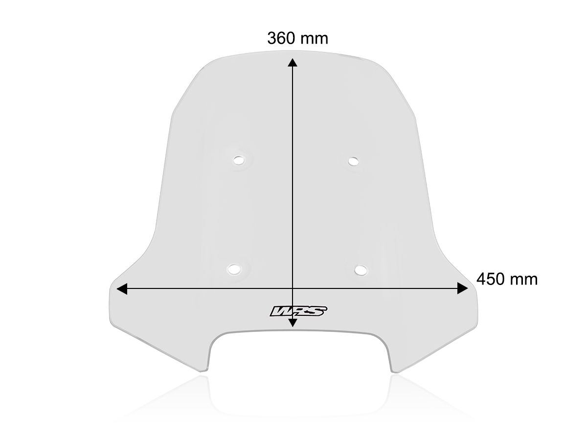 WRS TOURING WINDSCREEN CF MOTO 450 MT 2024