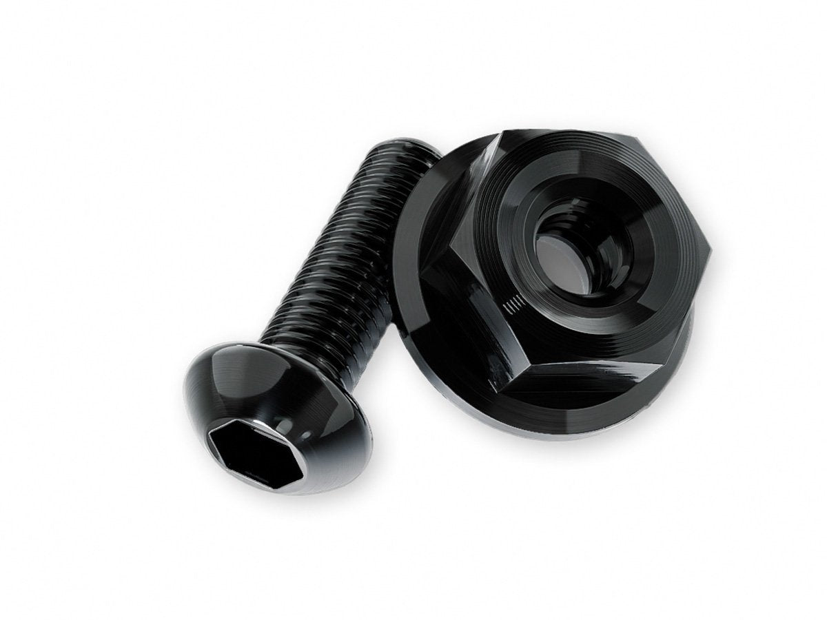 WRS WINDSCREEN M3x10MM ALUMINUM SCREW WITH NUTS KIT