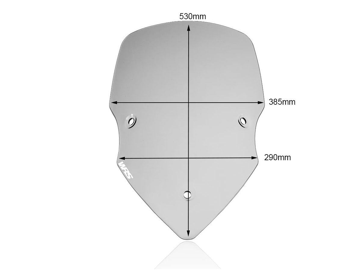 WRS INTERMEDIO WINDSCREEN DUCATI MULTISTRADA 1200/1260/950/ENDURO 2015-2021