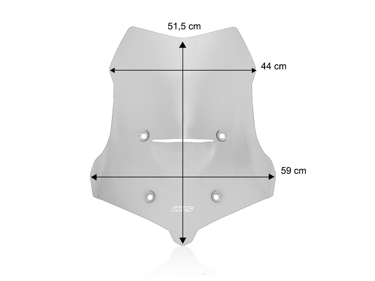 WRS WINDSCREEN CAPONORD VOGE VALICO 525 DSX 2023-2024 / 625 DSX 2025