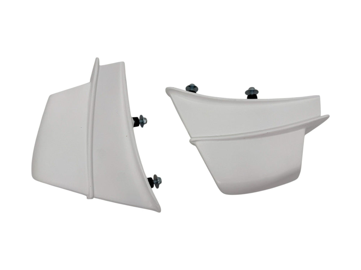 PAIR OF RAW WHITE FIBERGLASS WINGLETS