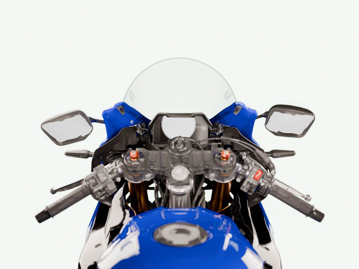 WRS RACE HIGH WINDSCREEN YAMAHA R3 2019-2024