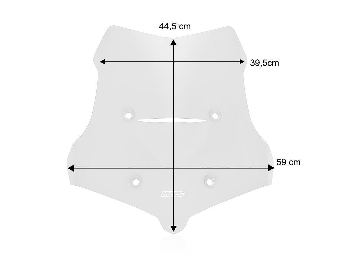 WRS Windscreen Touring Voge Valico 525 DSX 2023-2024 / 625 DSX 2025