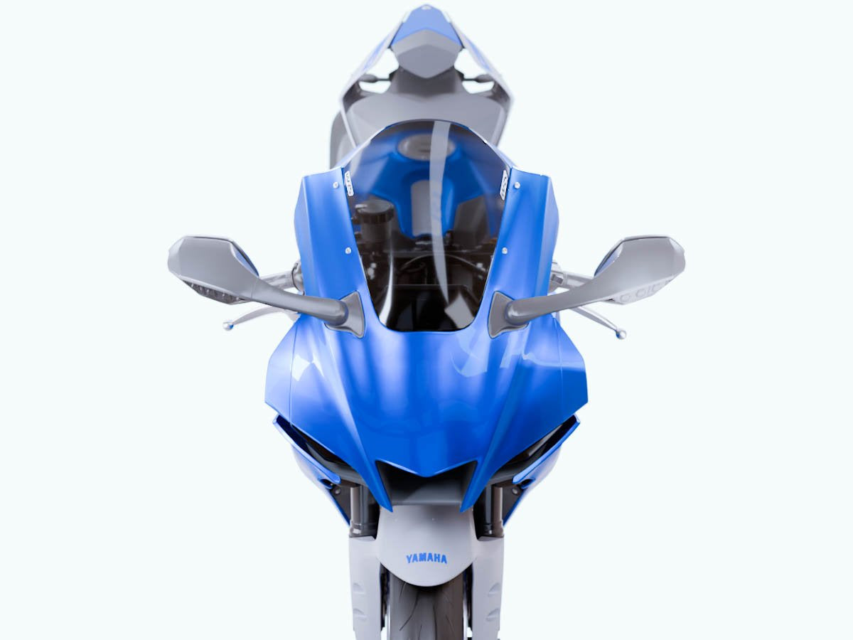 yzf-r1 WRSスモークスクリーン 2020~ WRS Race High Windscreen Yamaha R1 / M 2020-2024 - WRS USA