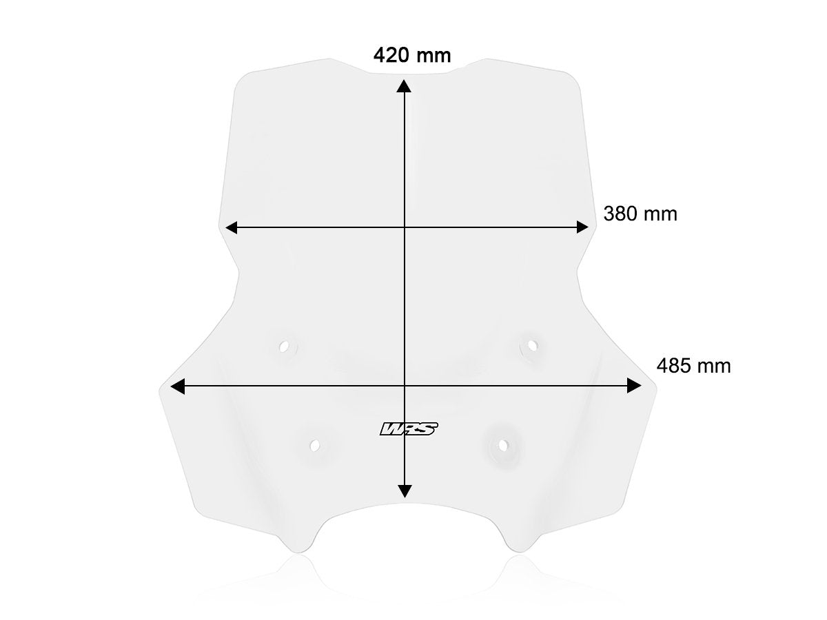 WRS Windscreen Caponord Plus With Radar BMW R 1300 GS Adventure 2024-2025