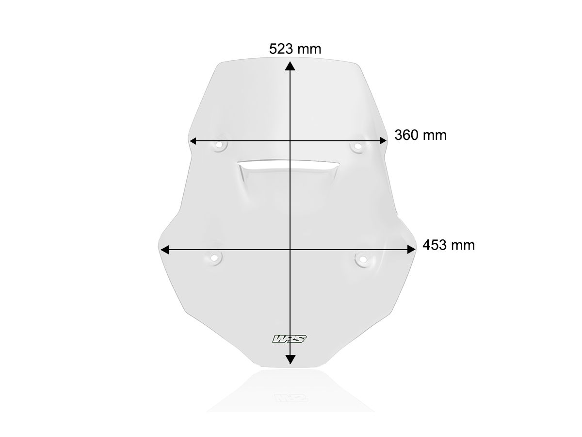WRS TOURING WINDSCREEN CF MOTO 800 MT 2022-2024 / 700 MT 2024-2025