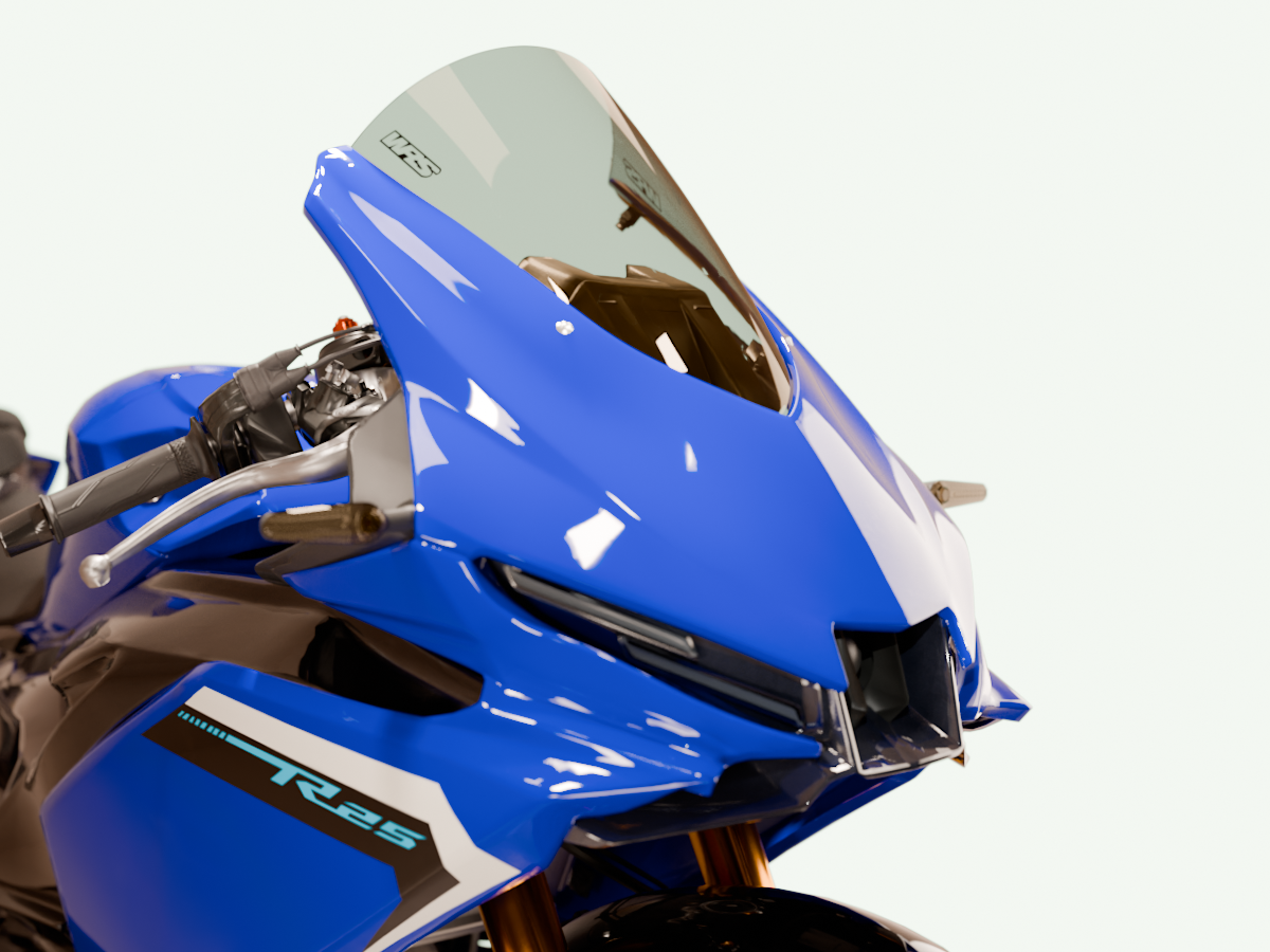 WRS Race High Windscreen Yamaha R3 2019-2026