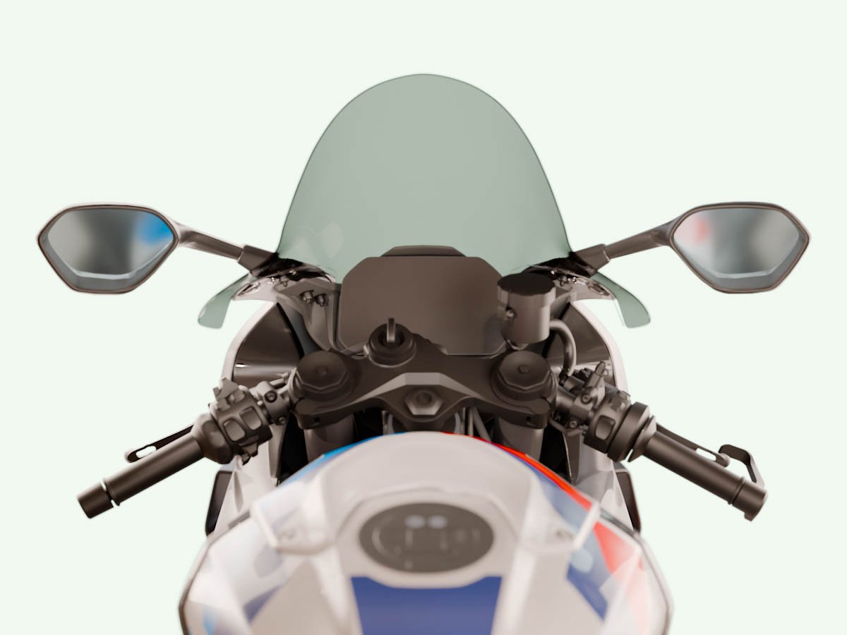 WRS RACE HIGH WINDSCREEN BMW S 1000 RR 2019-2025 / M 1000 RR 2020-2022