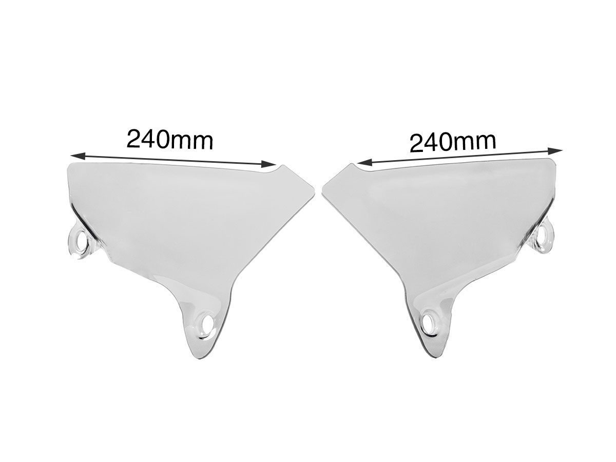 WRS PAIR SIDE DEFLECTORS DUCATI MULTISTRADA V4 / S / S SPORT / PIKES PEAK 2020-2025