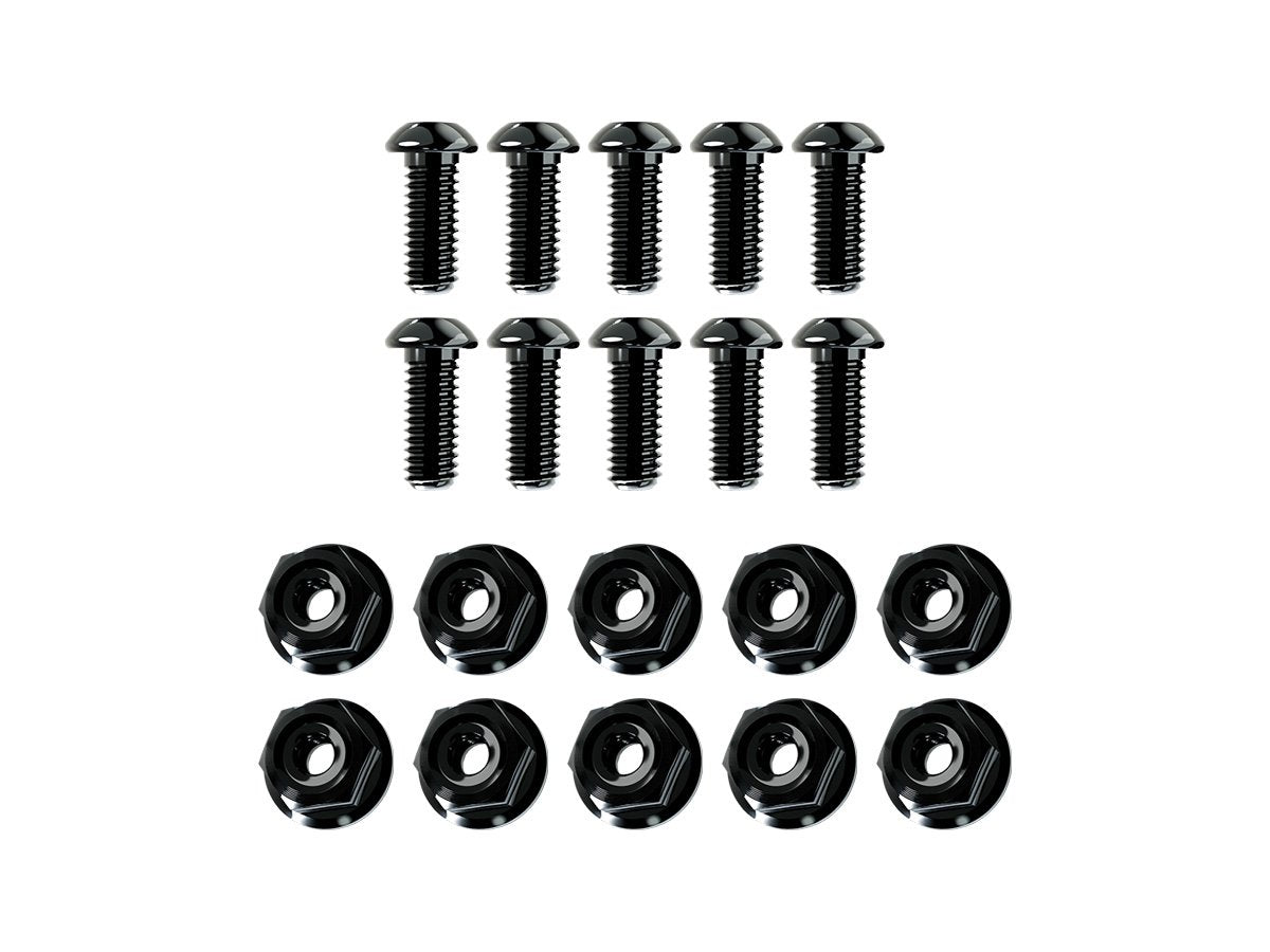 WRS WINDSCREEN M4x10MM ALUMINUM SCREW WITH NUTS KIT