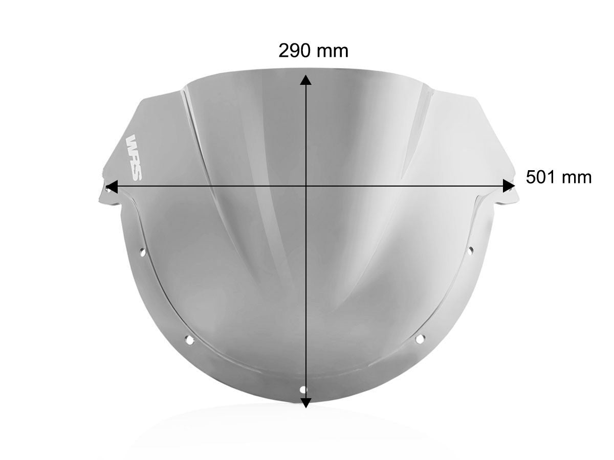 WRS Double Bubble Windscreen Mito Ev