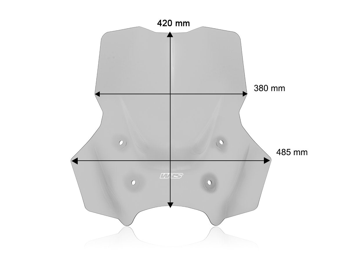 WRS Windscreen Caponord Plus With Radar BMW R 1300 GS Adventure 2024-2025