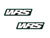 PAIR OF WRS WINDSCREEN STICKERS MOTOGP TEAM VERSION