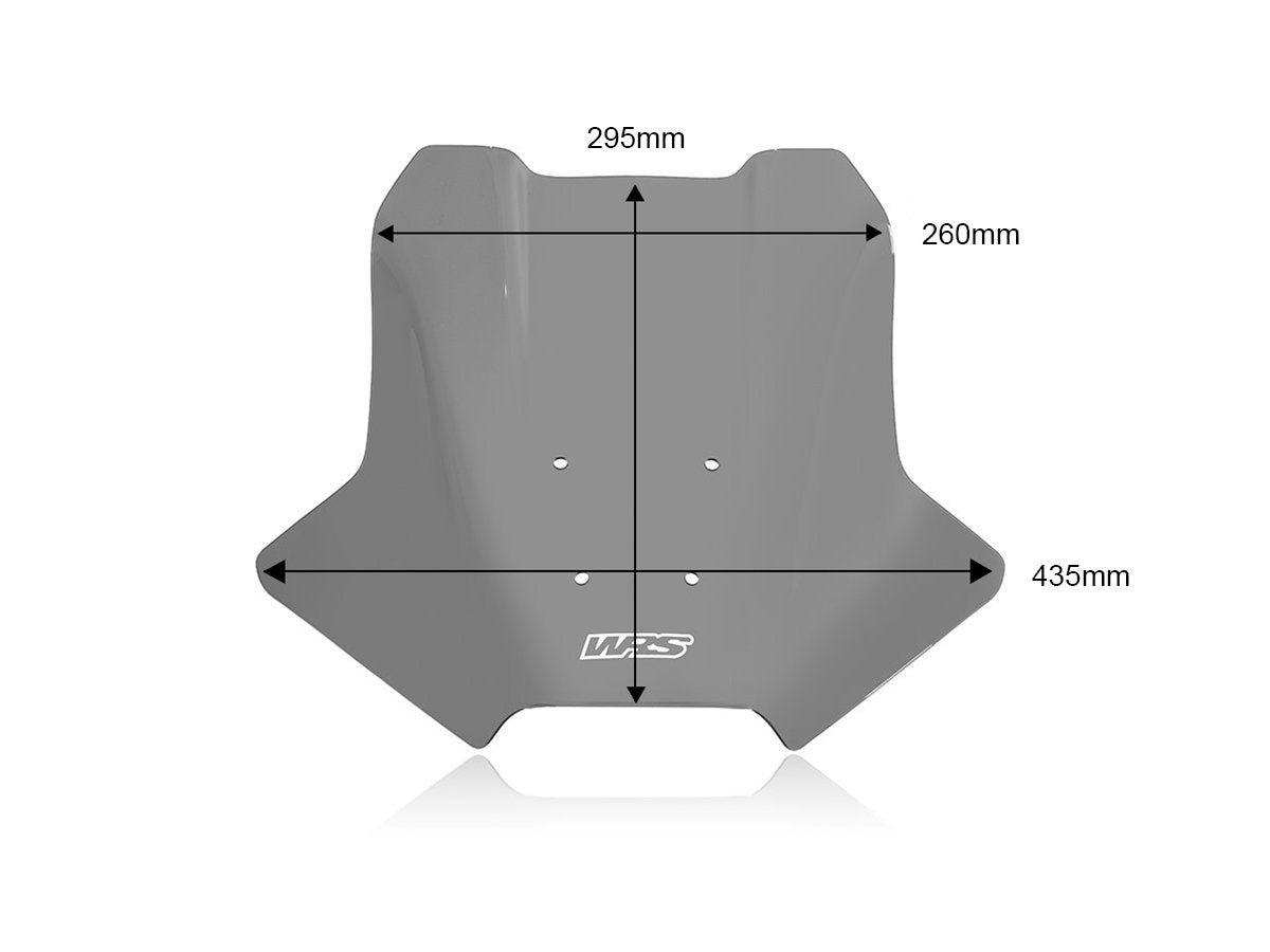 WRS Touring Smoked Windscreen