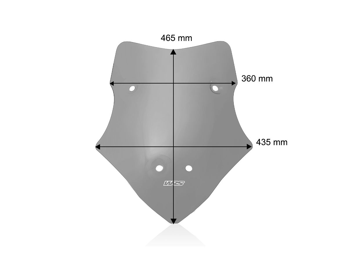 WRS STANDARD WINDSCREEN DUCATI MULTISTRADA V4 / S / S SPORT / RALLY 2020-2025