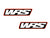 PAIR OF WRS WINDSCREEN STICKERS MOTOGP TEAM VERSION