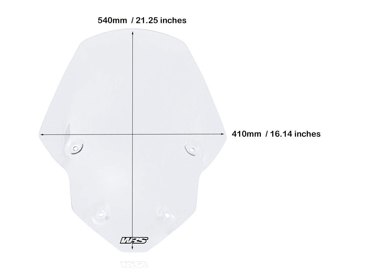 WRS TOURING WINDSCREEN TRIUMPH TIGER 850 / 900 2020-2024
