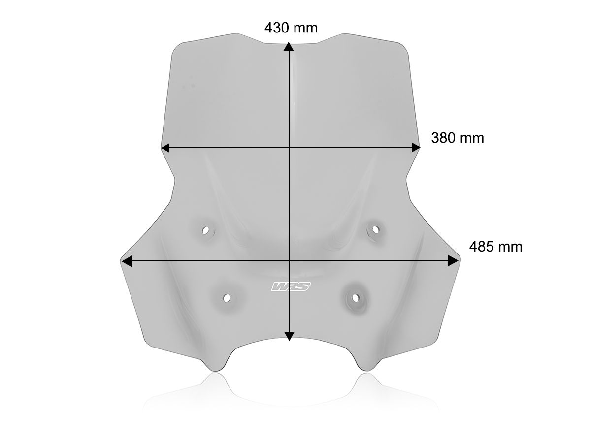 WRS WINDSCREEN CAPONORD PLUS WITH RADAR BMW R 1300 GS ADVENTURE 2024-2025