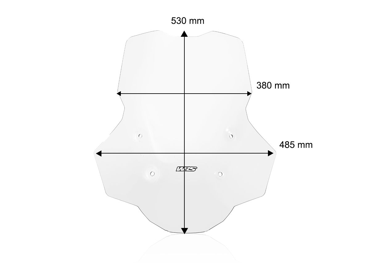 WRS CAPONORD WINDSCREEN PLUS NO RADAR BMW R 1300 GS 2023-2025
