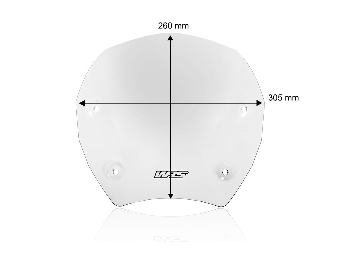 WRS SPORT WINDSCREEN WITH RADAR BMW R 1300 GS 2023-2025