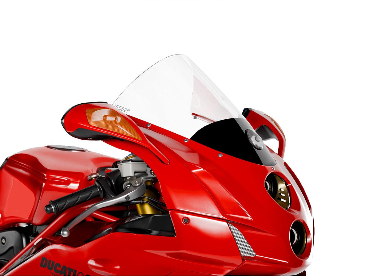 WRS Race Windscreen Ducati 749 / 999 / S / R / Dark / Xerox 2005-2006 With Parking Light
